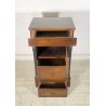 ANTICO COMODINO IMPERO 1800 LEGNO NOCE MASSELLO CAMERA LETTO SALOTTO CREDENZA