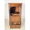 ANTICO COMODINO IMPERO 1800 LEGNO NOCE MASSELLO CAMERA LETTO SALOTTO CREDENZA