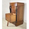ANTICO COMODINO IMPERO 1800 LEGNO NOCE MASSELLO CAMERA LETTO SALOTTO CREDENZA