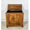 ANTICA LEGNAIA PICCOLA CASSAPANCA PORTA LEGNA PANCA BAULE EPOCA 1800 RUSTICA OLD