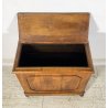 ANTICA LEGNAIA PICCOLA CASSAPANCA PORTA LEGNA PANCA BAULE EPOCA 1800 RUSTICA OLD