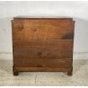 ANTICA LEGNAIA PICCOLA CASSAPANCA PORTA LEGNA PANCA BAULE EPOCA 1800 RUSTICA OLD