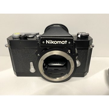 FOTOCAMERA NIKON NIKOMAT REFLEX 35mm Nikkor S.C 50mm + 3 OBIETTIVI BORSA