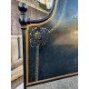 ANTICO LETTO 1 piazza ½  FERRO BATTUTO DIPINTO epoca 800 baionetta OLD IRON BED