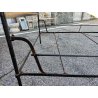 ANTICO LETTO 1 piazza ½  FERRO BATTUTO DIPINTO epoca 800 baionetta OLD IRON BED