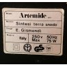 LAMPADA TERRA ARTEMIDE SINTESI TERRA SNODO ERNESTO GISMONDI DESIGN ANNI 70 
