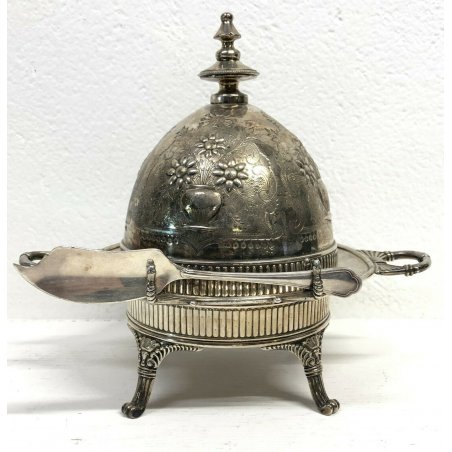 ANTICO PORTACAVIALE PORTA BURRO INGLESE PLACCATO IN ARGENTO 4 VOLTE 1900 EPOCA 