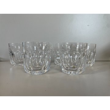 SET 6 BICCHIERI WHISKY  "Konstantin" CRISTALLO Peill & Putzler DE VINTAGE '60/70