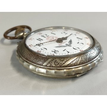 GRANDE ANTICO OROLOGIO TASCA Ferrovia Cronometro BP epoca '900 BIG POCKET WATCH