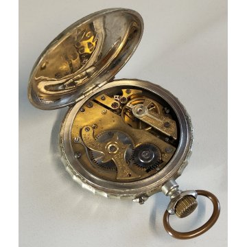 GRANDE ANTICO OROLOGIO TASCA Ferrovia Cronometro BP epoca '900 BIG POCKET WATCH