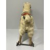 ANTICO GIOCO CAPRA EPOCA '900 OLD TOYS GOAT H 32 CM GIOCATTOLO PELO ROTELLE