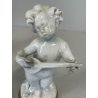 PORCELLANA Capodimonte 4 FIGURE 15 cm/h PUTTI musicanti CHERUBINI AMORINI '900
