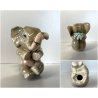 FIGURA CERAMICA ELEFANTINO 9,7 cm/h MANIFATURA LENCI TORINO Elefante ANNI '30