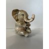FIGURA CERAMICA ELEFANTINO 9,7 cm/h MANIFATURA LENCI TORINO Elefante ANNI '30