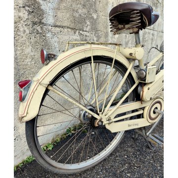 BIANCHI Aquilotto Turismo ANNI 50 Bianco PANNA moto CICLOMOTORE VELOCIPEDE bike