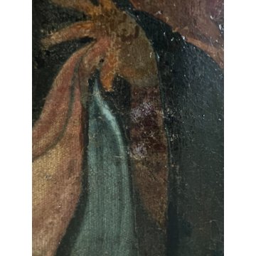 GRANDE QUADRO DIPINTO OLIO COPIA da "Le pie donne al sepolcro" RELIGIOSO '600