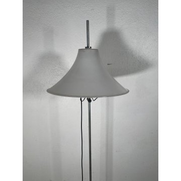 LAMPADA DA TERRA STILUX VINTAGE ANNI 70 PLEXIGLASS METALLO 3 LUCI MILANO DESIGN