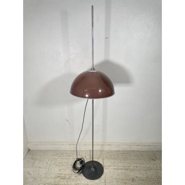 LAMPADA DA TERRA STILUX VINTAGE ANNI 70 PLEXIGLASS METALLO 3 LUCI MILANO DESIGN