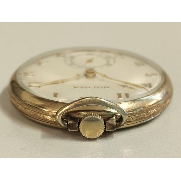 ANTICO OROLOGIO TASCA Bulova 17AH anni 50 10k Old Pocket Watch Rolled Gold Plate