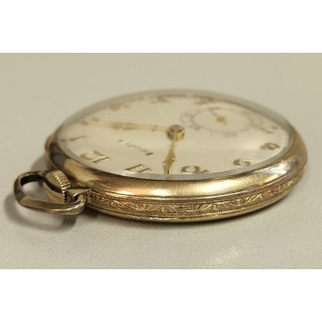 ANTICO OROLOGIO TASCA Bulova 17AH anni 50 10k Old Pocket Watch Rolled Gold Plate