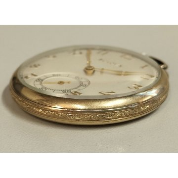 ANTICO OROLOGIO TASCA Bulova 17AH anni 50 10k Old Pocket Watch Rolled Gold Plate