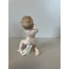 4 FIGURE PUTTO PORCELLANA Biscuit CAPODIMONTE CHERUBINI AMORINI ANGIOLETTI '900