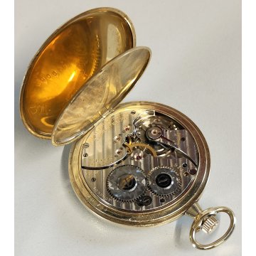 ANTICO OROLOGIO TASCA Hamilton Lancaster 914 epoca 900 Old Golden Pocket Watch