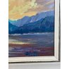 QUADRO DIPINTO PAESAGGIO Aleotti LAGO MAGGIORE OLIO TAVOLA ISOLA MADRE STRESA