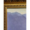 QUADRO DIPINTO Alfredo Belcastro PAESAGGIO FERIOLO BAVENO LAGO MAGGIORE PIEMONTE