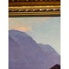 QUADRO DIPINTO Alfredo Belcastro PAESAGGIO FERIOLO BAVENO LAGO MAGGIORE PIEMONTE
