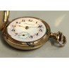ANTICO OROLOGIO TASCA Hampden ORO 14k Gold Filled HUNTER POCKET WATCH taschino