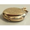 ANTICO OROLOGIO TASCA Hampden ORO 14k Gold Filled HUNTER POCKET WATCH taschino