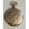 ANTICO OROLOGIO TASCA Hampden ORO 8k Gold Filled HUNTER POCKET WATCH taschino