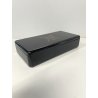 SCATOLA PORTAGIOIE PLEXIGLASS NERO Tommaso Barbi Jewelry BOX whit LID '70s
