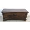ANTICA CASSAPANCA IMPERO LEGNO NOCE 800 EPOCA BAULE NUZIALE BAFFO PANCA MOBILE 