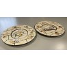 ANTICHI PIATTI ZODIACO STAGIONI SESTO FIORENTINO CARRARESI LUCCHESI 1930 DESIGN