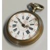 ANTICO OROLOGIO TASCA Ferroviere EPOCA '900 Old Pocket Watch Echappement Roskopf