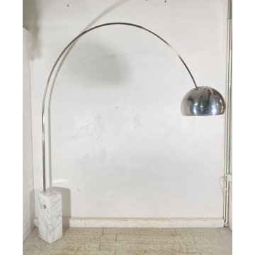 LAMPADA ARCO FLOS Pier Giacomo E Achille Castiglioni ORIGINALE ANNI 60 MARMO