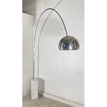 LAMPADA ARCO FLOS Pier Giacomo E Achille Castiglioni ORIGINALE ANNI 60 MARMO