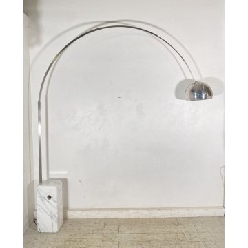 LAMPADA ARCO FLOS Pier Giacomo E Achille Castiglioni ORIGINALE ANNI 60 MARMO