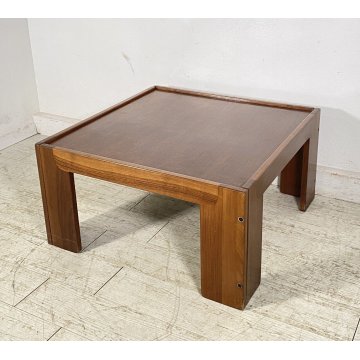 TAVOLINO SALOTTO Afra & Tobia Scarpa MOD. 771 ANNI 70 LEGNO DESIGN TABLE BASS