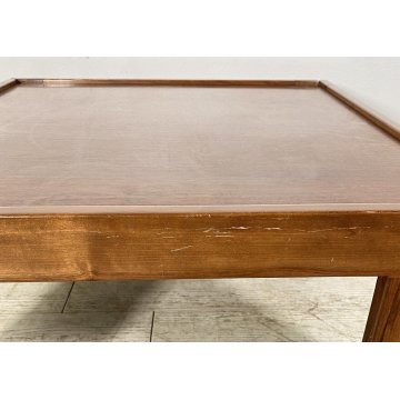 TAVOLINO SALOTTO Afra & Tobia Scarpa MOD. 771 ANNI 70 LEGNO DESIGN TABLE BASS