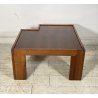 TAVOLINO ANGOLO SALOTTO Afra & Tobia Scarpa MOD. 771 ANNI 70 LEGNO DESIGN TABLE