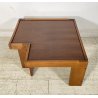 TAVOLINO ANGOLO SALOTTO Afra & Tobia Scarpa MOD. 771 ANNI 70 LEGNO DESIGN TABLE