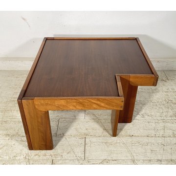 TAVOLINO ANGOLO SALOTTO Afra & Tobia Scarpa MOD. 771 ANNI 70 LEGNO DESIGN TABLE