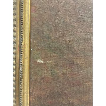 ANTICO QUADRO DIPINTO OLIO TELA RITRATTO MASCHILE NOBILUOMO BAFFI ABITO EPOC 800