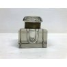 ANTICO CALAMAIO EPOCA VETRO FRANCESE OTTONE FINE '800 PRIMI '900 INKWELL 