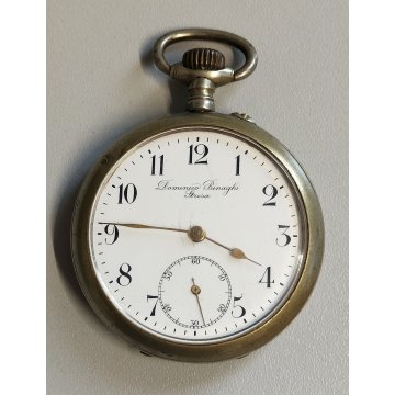 ANTICO OROLOGIO TASCA Pubblicità DOMENICO BINAGHI STRESA anni 60 POCKET WATCH MD