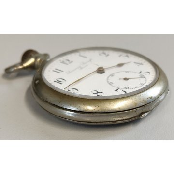 ANTICO OROLOGIO TASCA Pubblicità DOMENICO BINAGHI STRESA anni 60 POCKET WATCH MD