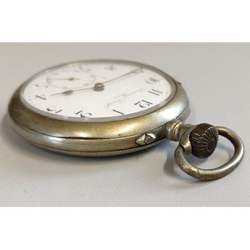 ANTICO OROLOGIO TASCA Pubblicità DOMENICO BINAGHI STRESA anni 60 POCKET WATCH MD